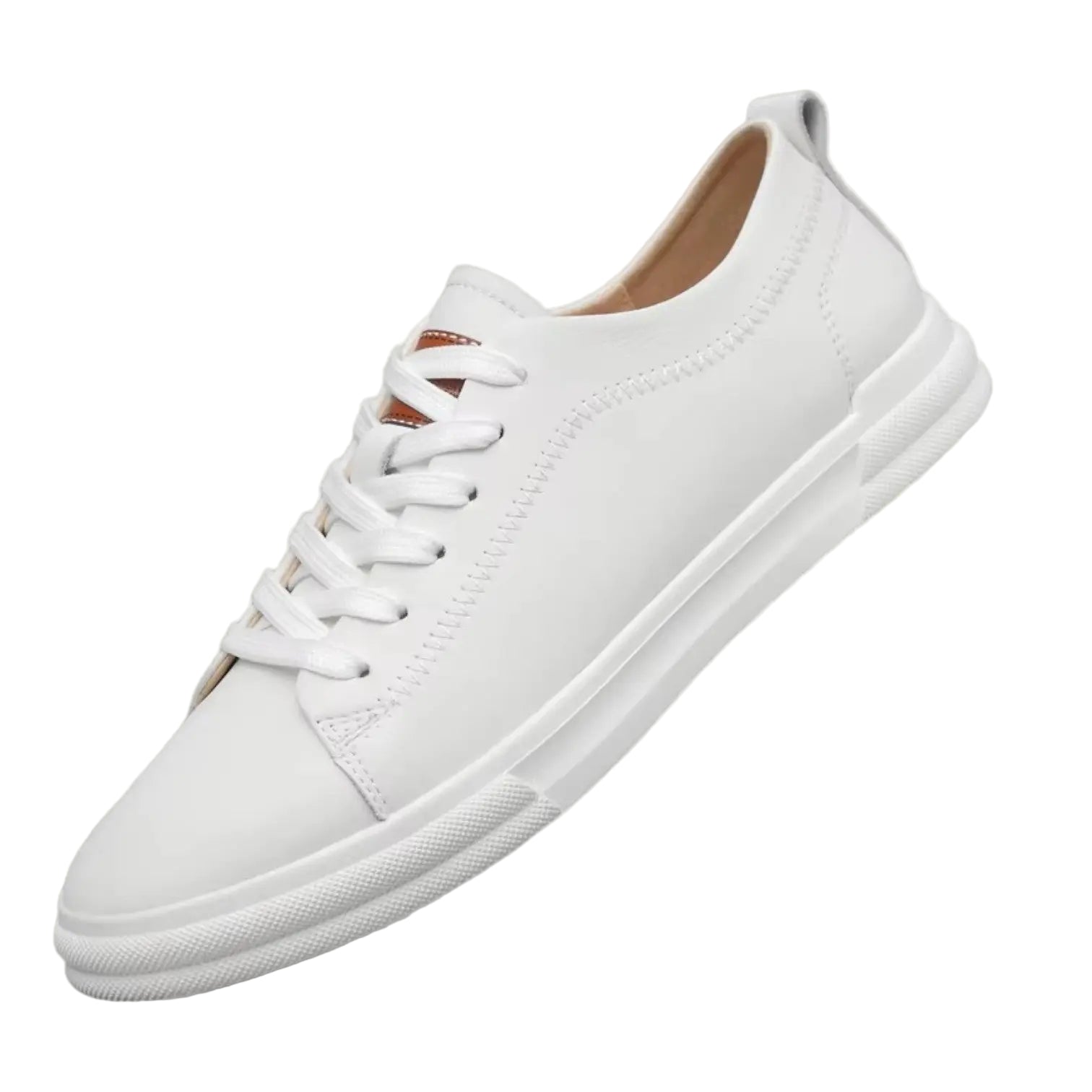 Men's Sneakers Black Size 6-10 Leather Waterproof Breathable 1