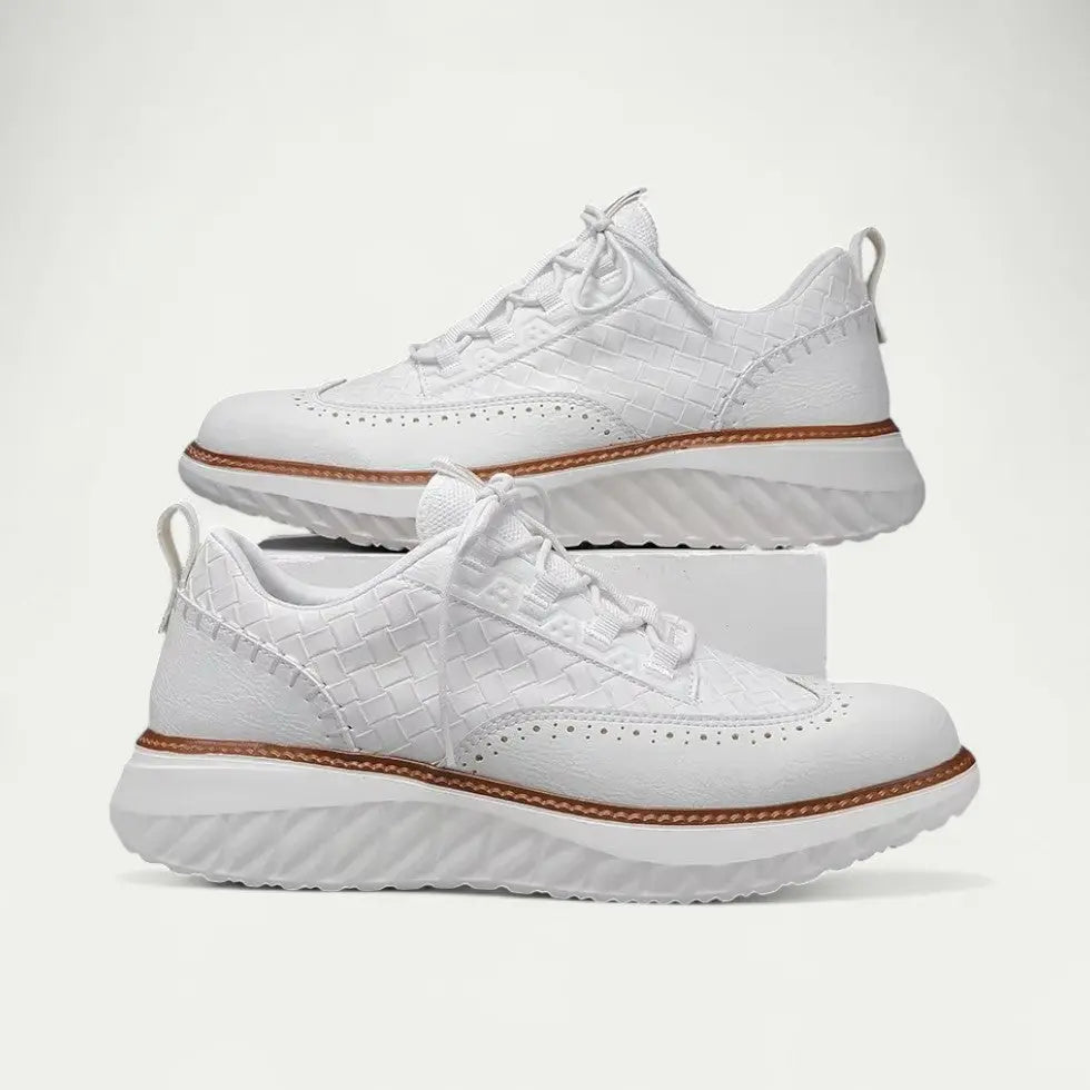 Men's Trainers White Size 6-11 PU Leather 8