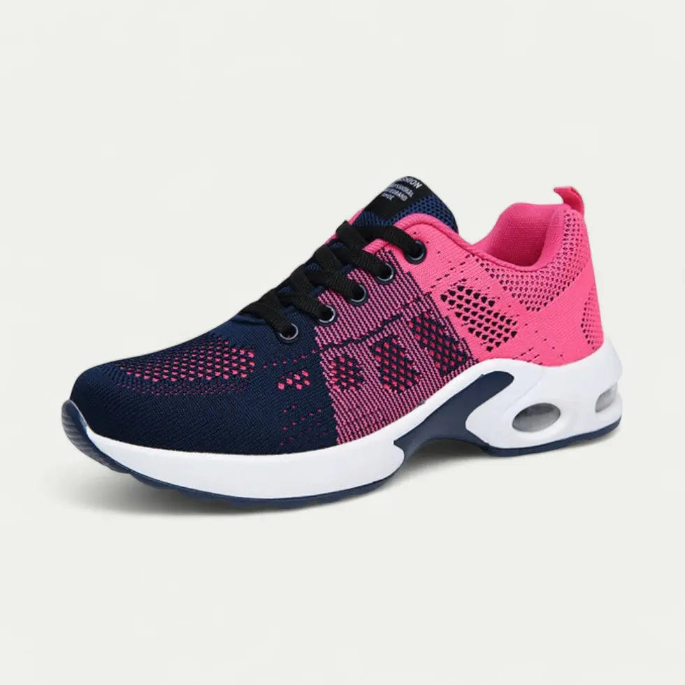 Women's Walking Shoes Pink Size 4-12 Knit Mesh, Orthopedic Trainers for Comfort 4