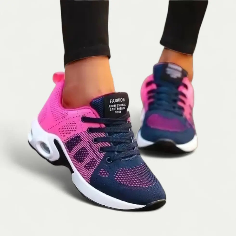 Women's Walking Shoes Pink Size 4-12 Knit Mesh, Orthopedic Trainers for Comfort 5